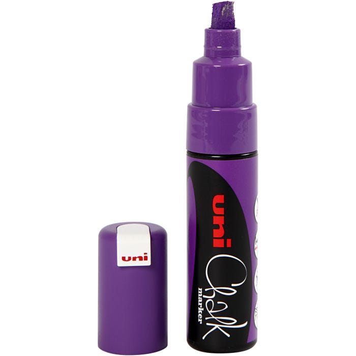 Chalk Marker, 8 mm, paars, 1 stuk