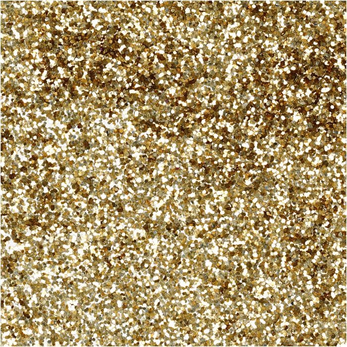 Bio-glitter, d 0,4 mm, goud, 10 gr/ 1 Doosje