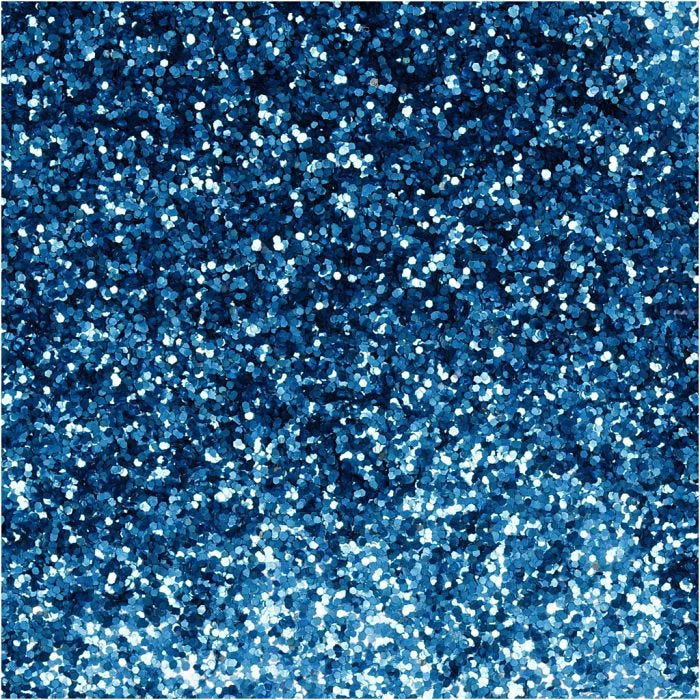 Bio-glitter, d 0,4 mm, blauw, 10 gr/ 1 Doosje