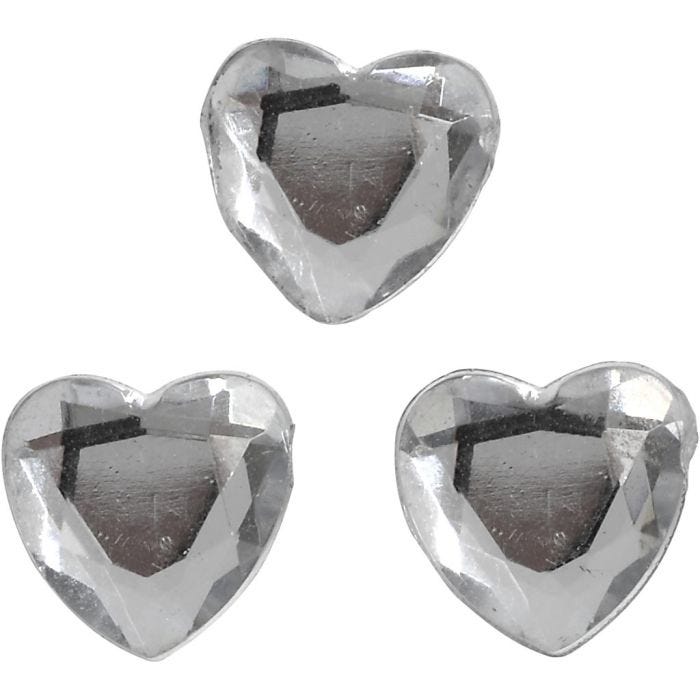 Strasstenen, afm 10 mm, zilver, 150 stuk/ 1 doos