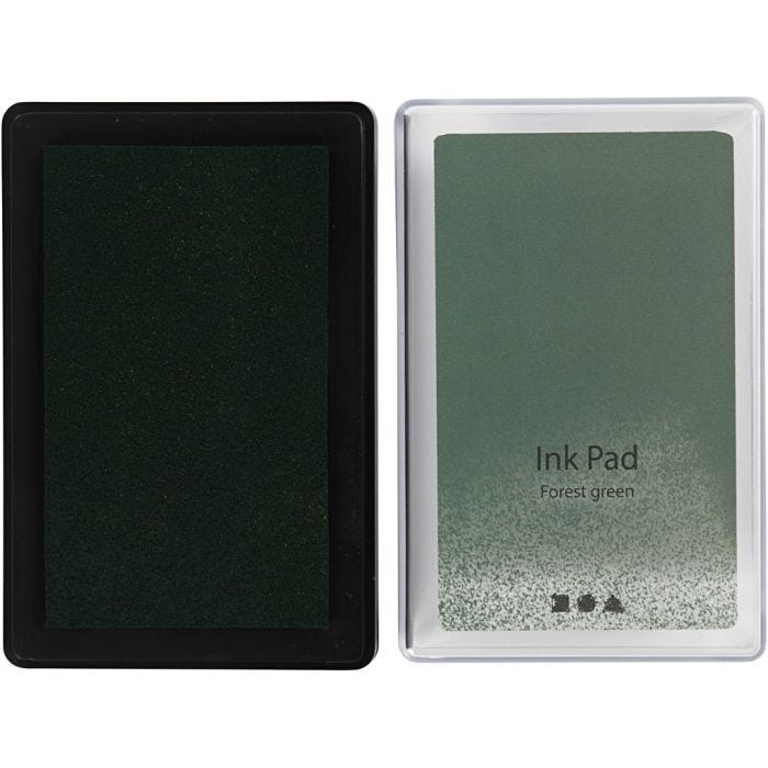 Stempelinkt, H: 2 cm, afm 9x6 cm, lime groen, 1 stuk