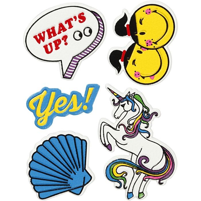 Soft Stickers , Whats up, vel 12,2x17,75 cm, 1 vel