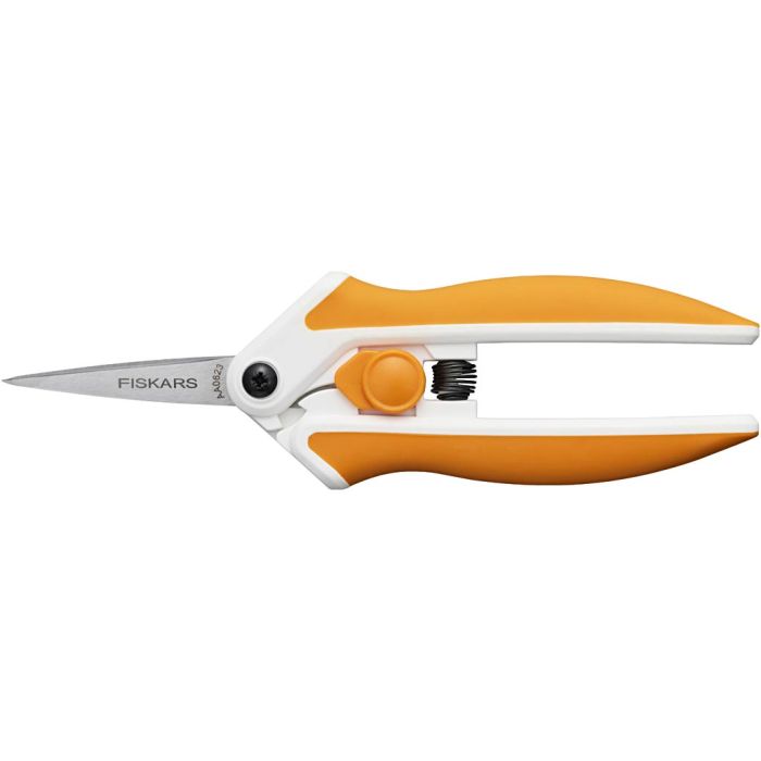 Soft-touch schaar, L: 15 cm, micro spids, 1 stuk
