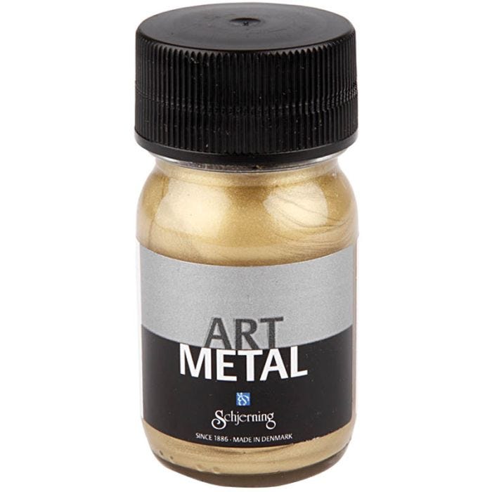 Hobbyverf Metallic, licht goud(5102), 30 ml/ 1 fles