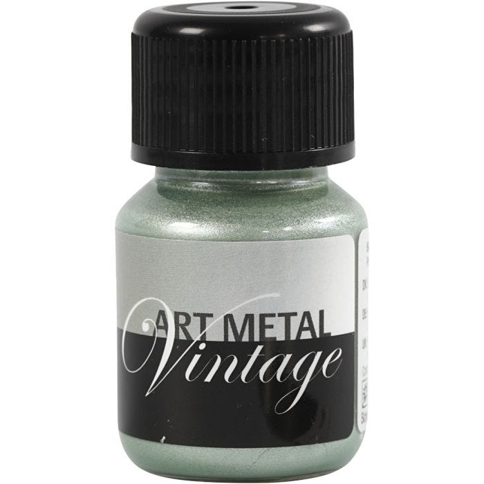 Hobbyverf Metallic, Parelmoer ågroen(5097), 30 ml/ 1 fles
