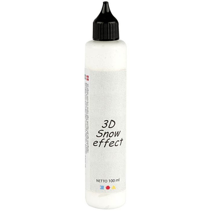 3D Sneeuw Pasta, wit, 100ml/ 1 fles
