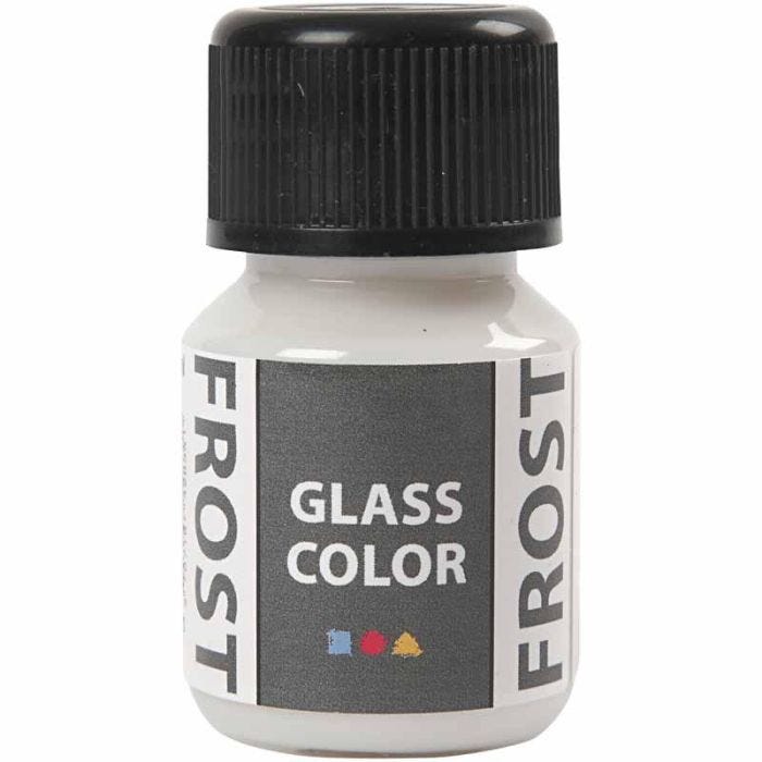 Glass Color Frost, wit, 30 ml/ 1 fles
