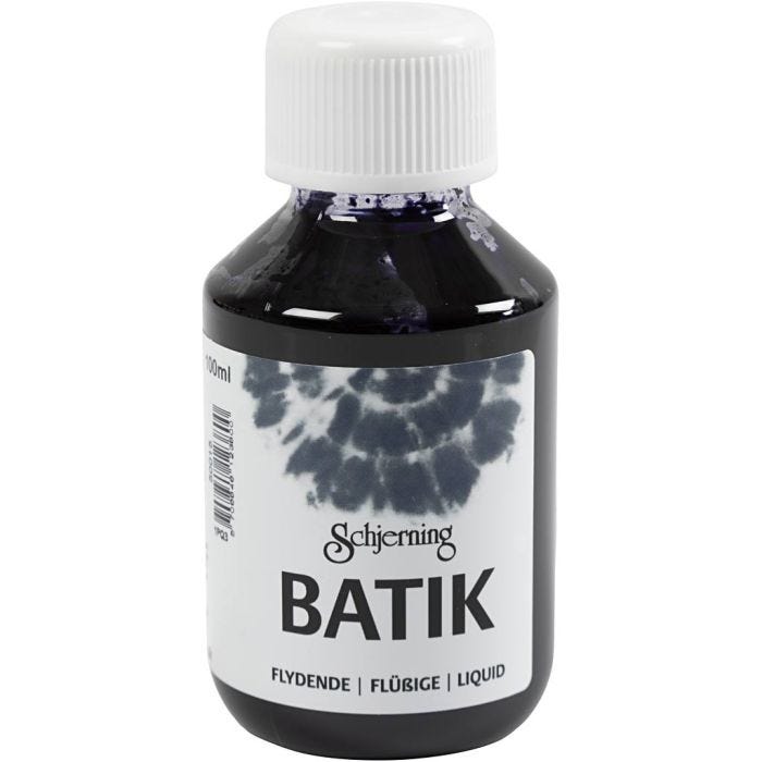 Batikverf, marineblauw, 100 ml/ 1 fles