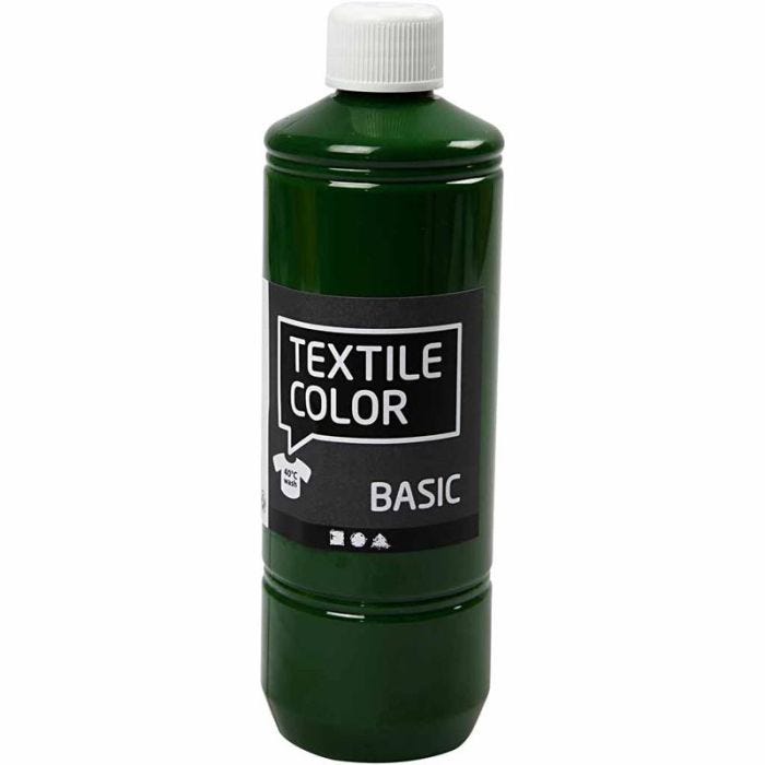 Textielkleur, gras groen, 500 ml/ 1 fles