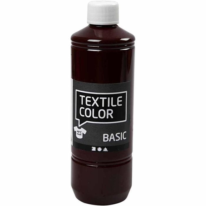 Textielkleur, aubergine, 500 ml/ 1 fles