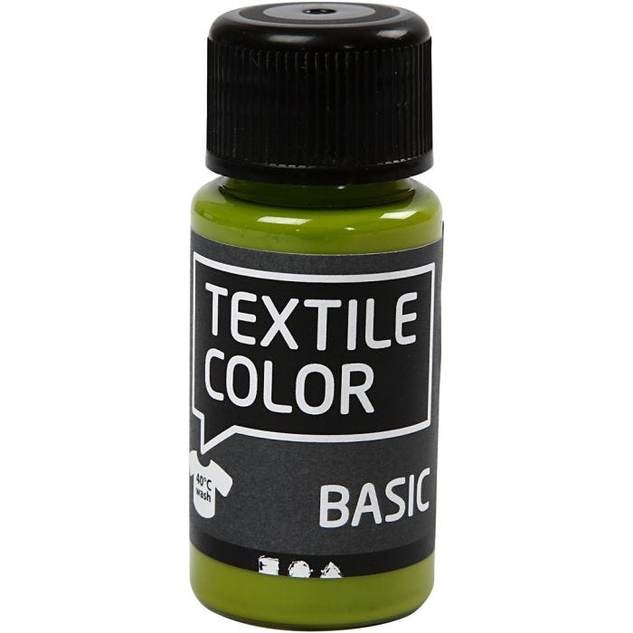 Textielkleur, kiwi, 50 ml/ 1 fles