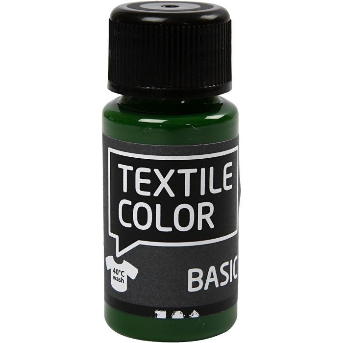 Textielkleur, gras groen, 50 ml/ 1 fles