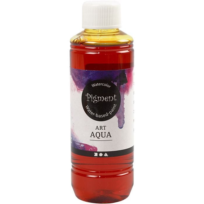 Vloeibare Aquarelverf, geel, 250 ml/ 1 fles