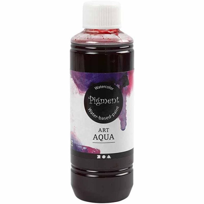 Vloeibare Aquarelverf, rood, 250 ml/ 1 fles