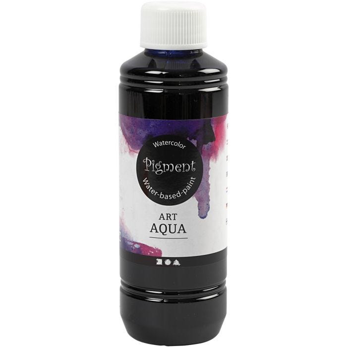 Vloeibare Aquarelverf, marineblauw, 250 ml/ 1 fles