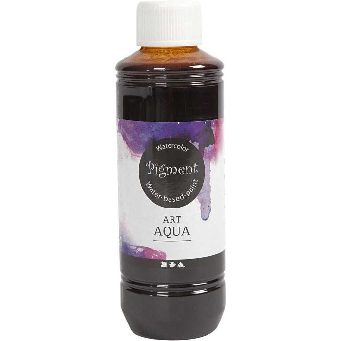 Vloeibare Aquarelverf, warm geel, 250 ml/ 1 fles