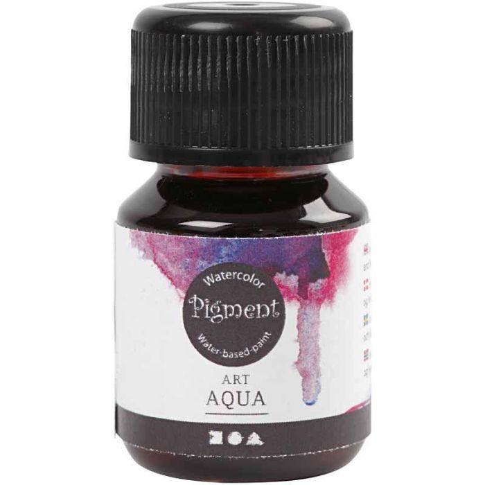 Vloeibare Aquarelverf, rood, 30 ml/ 1 fles