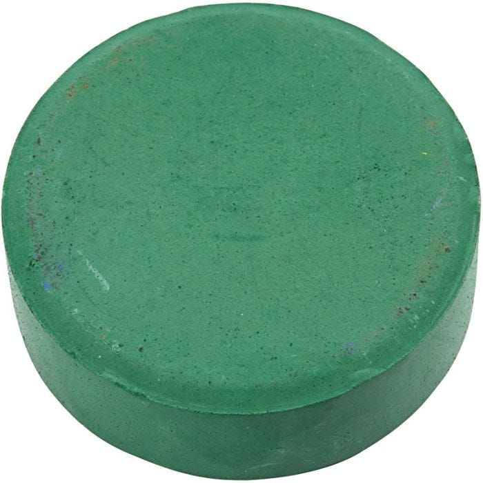 Waterverf, H: 19 mm, d 57 mm, donkergroen, 6 stuk/ 1 doos