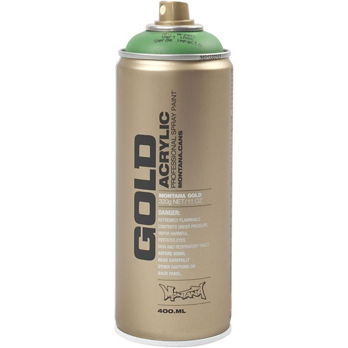 Spray Verf, groen, 400 ml/ 1 Doosje