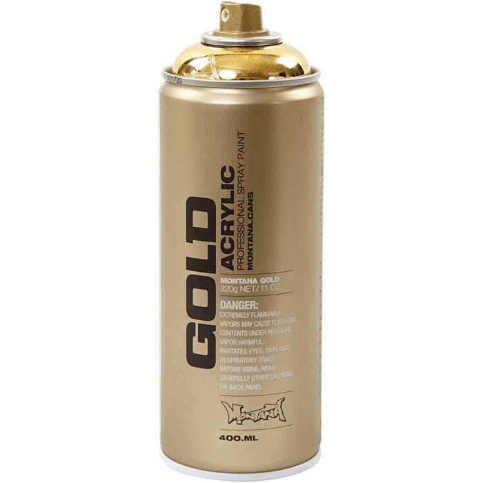 Spray Verf, goud, 400ml/ 1 Doosje