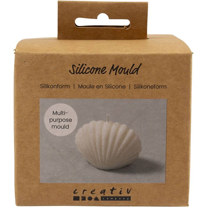 Siliconen Vorm, Mossel, H: 6 cm, L: 9 cm, B: 5 cm, 1 stuk