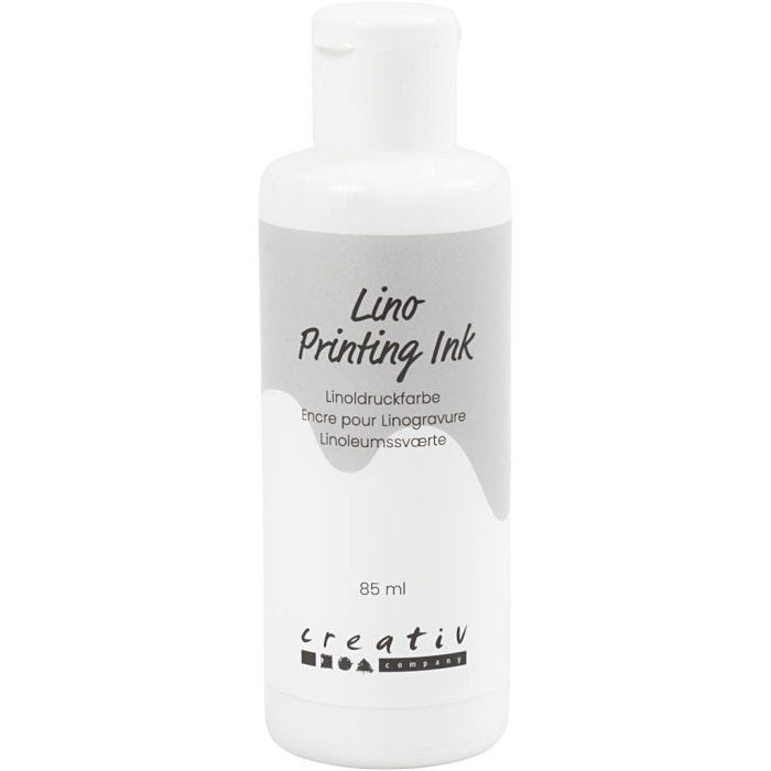 Linoleum Verf, wit, 85 ml/ 1 fles