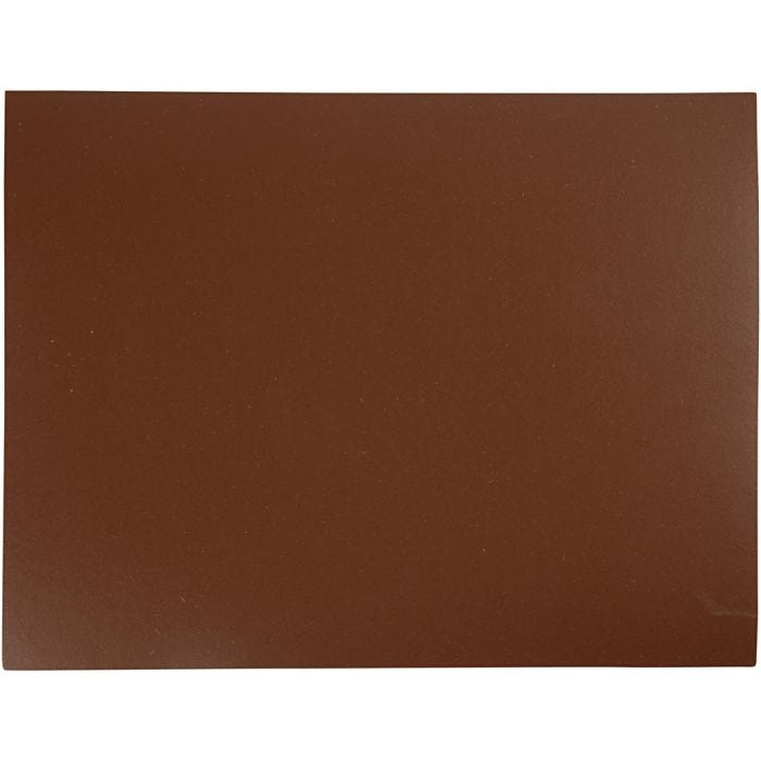 Linoleum plaat, afm 30x39 cm, dikte 2,5, bruin, 1 stuk