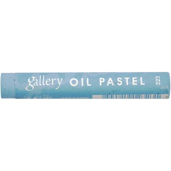 Gallery Oliepastel Premium, L: 7 cm, dikte 11 mm, turquoiseblauw (223), 6stuk/ 1 doos