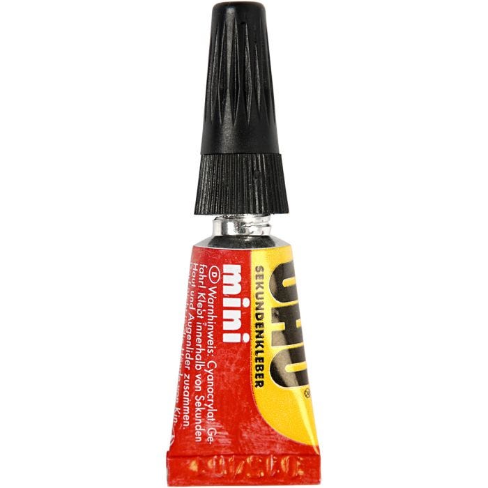 UHU Secondelijm, 3x1 gr/ 1 doos