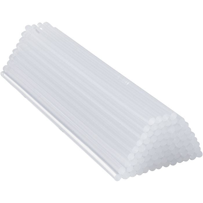 Lijmstiften Mini, L: 25 cm, d 7 mm, 80 stuk/ 1 doos