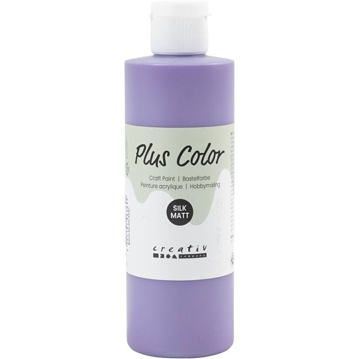 Plus Color Acrylverf, dark lilac, 250 ml/ 1 fles