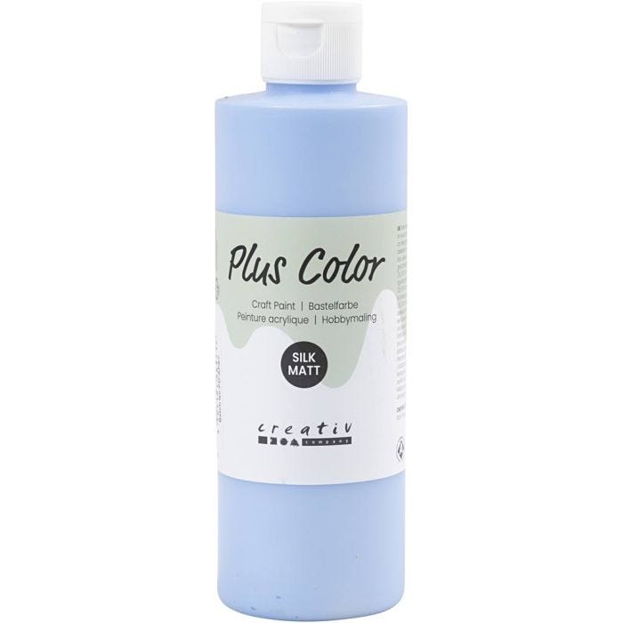 Plus Color Acrylverf, hemelsblauw, 250 ml/ 1 fles