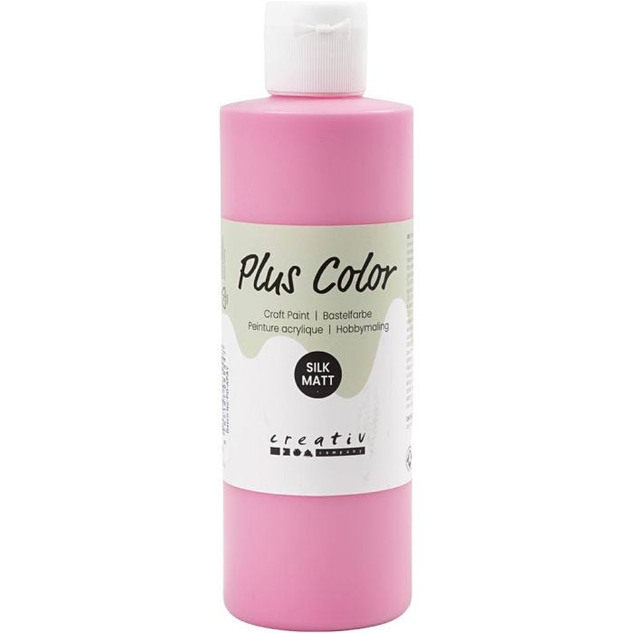 Plus Color Acrylverf, fuchsia, 250 ml/ 1 fles