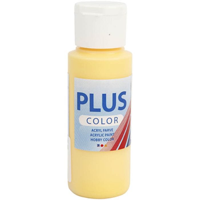 Plus Color Acrylverf, crocus yellow, 60 ml/ 1 fles