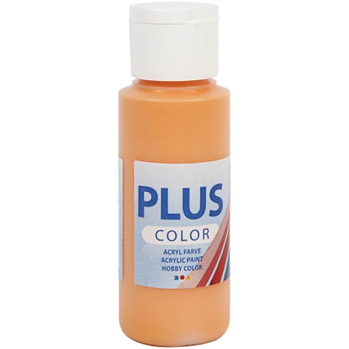 Plus Color Acrylverf, pumpkin, 60 ml/ 1 fles
