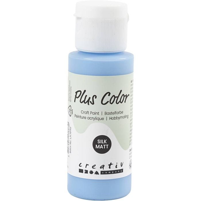 Plus Color Acrylverf, hemelsblauw, 60 ml/ 1 fles