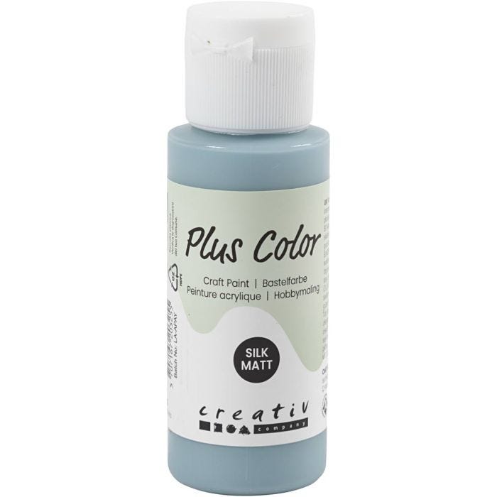 Plus Color Acrylverf, zacht blauw, 60ml/ 1 fles