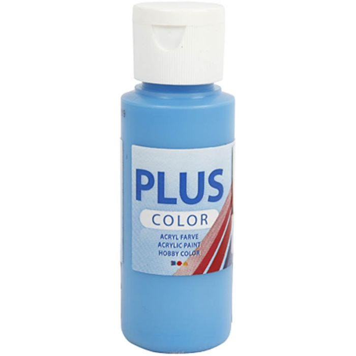 Plus Color Acrylverf, ocean blue, 60 ml/ 1 fles