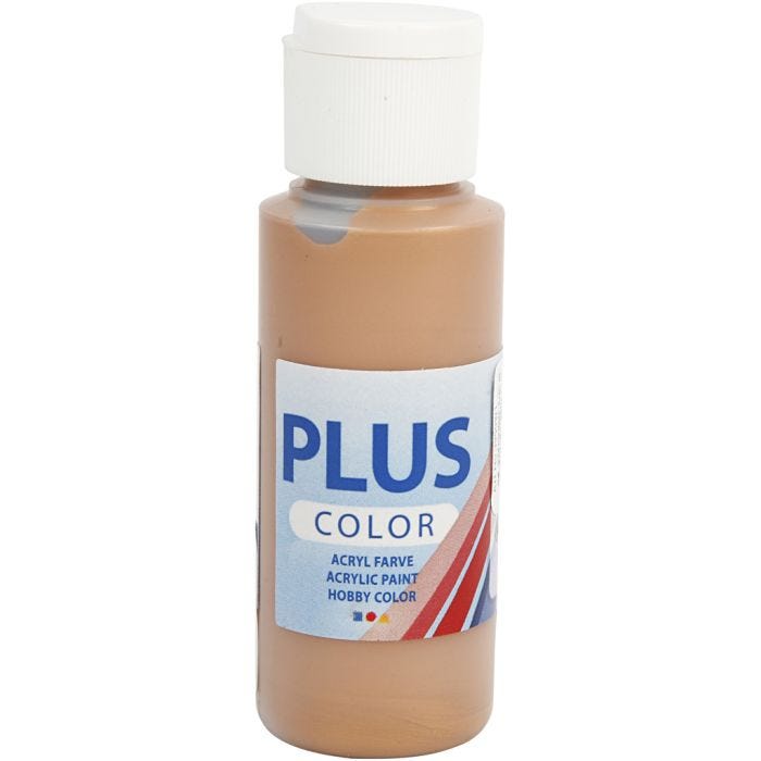 Plus Color Acrylverf, brons, 60 ml/ 1 fles
