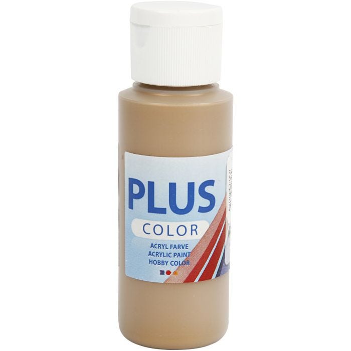 Plus Color Acrylverf, antiek goud, 60 ml/ 1 fles