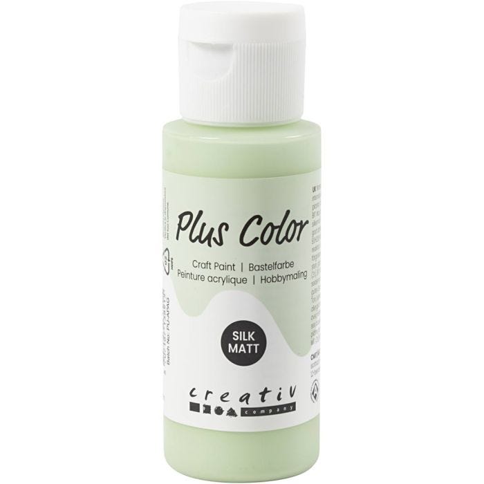 Plus Color Acrylverf, lentegroen, 60 ml/ 1 fles