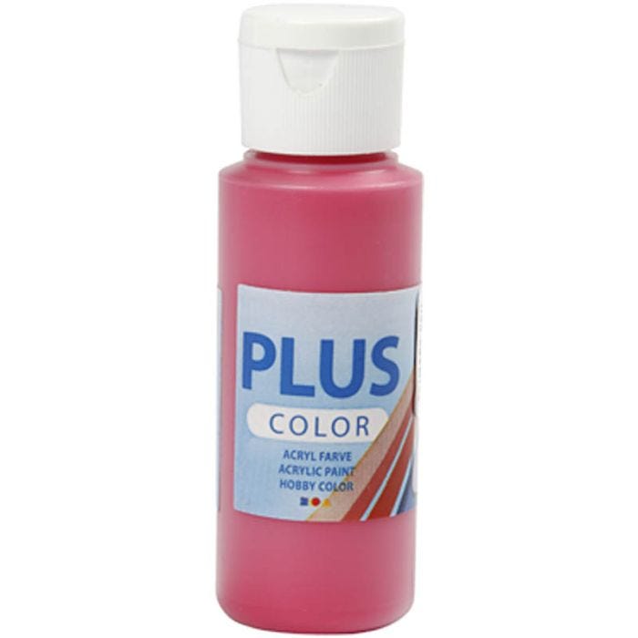 Plus Color Acrylverf, primair rood, 60 ml/ 1 fles