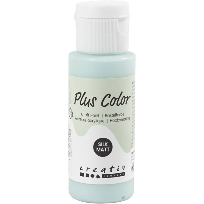 Plus Color Acrylverf, mint groen, 60 ml/ 1 fles