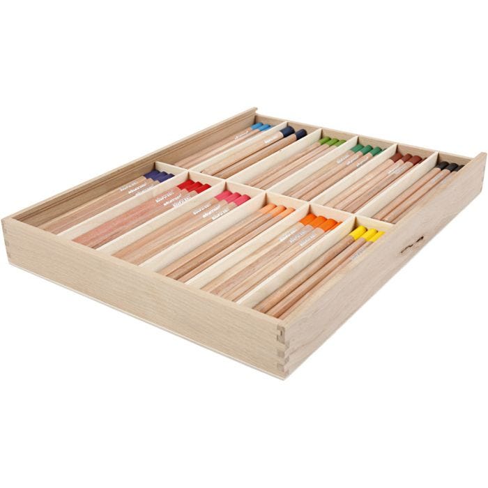 Edugreen Jumbo Kleurpotloden, vulling 5 mm, diverse kleuren, 12x12 stuk/ 1 doos