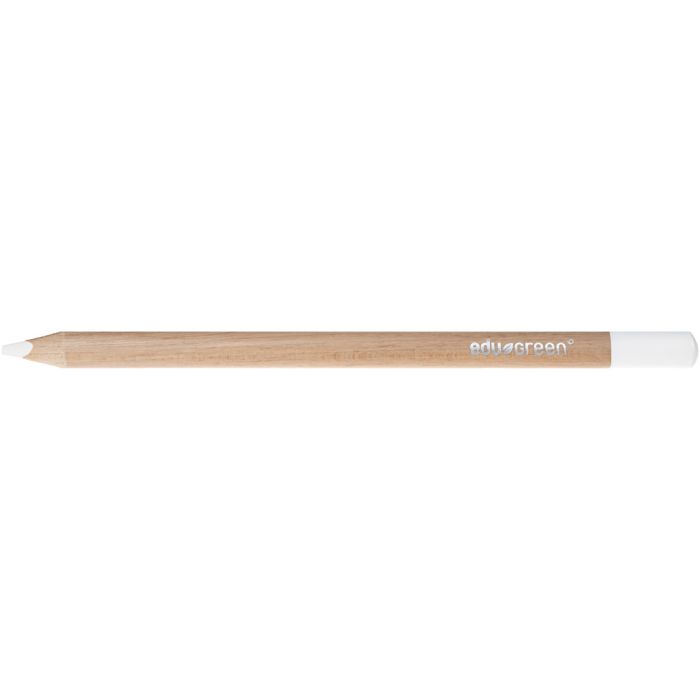 Edugreen Jumbo Kleurpotloden, vulling 5 mm, wit, 10stuk/ 1 doos