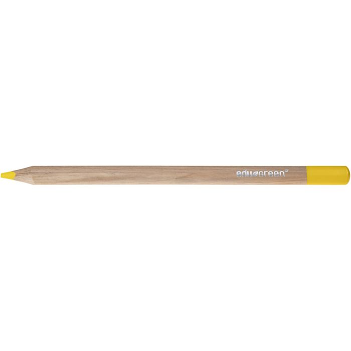 Edugreen Jumbo Kleurpotloden, vulling 5 mm, geel, 10 stuk/ 1 doos