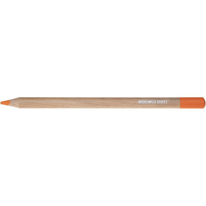 Edugreen Jumbo Kleurpotloden, vulling 5 mm, oranje, 10 stuk/ 1 doos