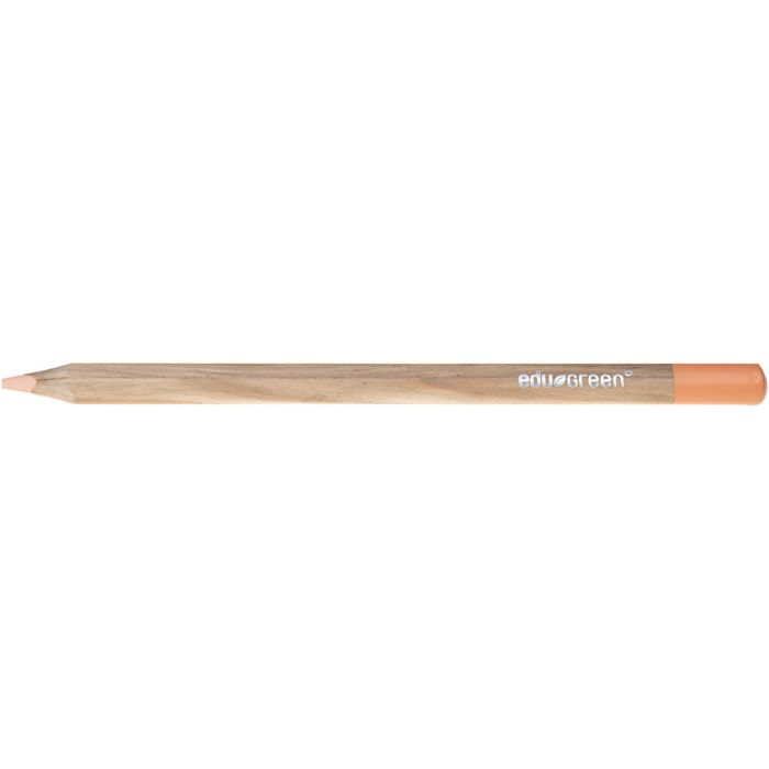 Edugreen Jumbo Kleurpotloden, vulling 5 mm, zalm, 10 stuk/ 1 doos