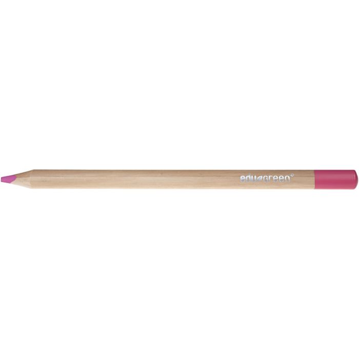Edugreen Jumbo Kleurpotloden, vulling 5 mm, roze, 10 stuk/ 1 doos