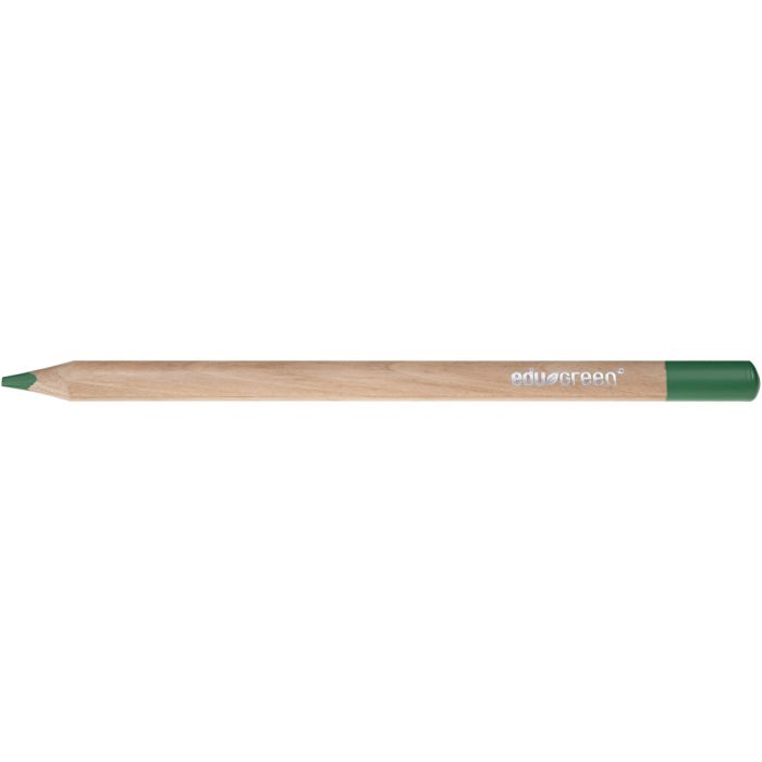 Edugreen Jumbo Kleurpotloden, vulling 5 mm, groen, 10 stuk/ 1 doos